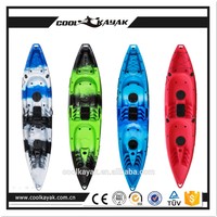 Canot de pêche récréatif à prix avantageux, kayak, bateau à rames familial pour 2 à 3 personnes, moulé par rotation