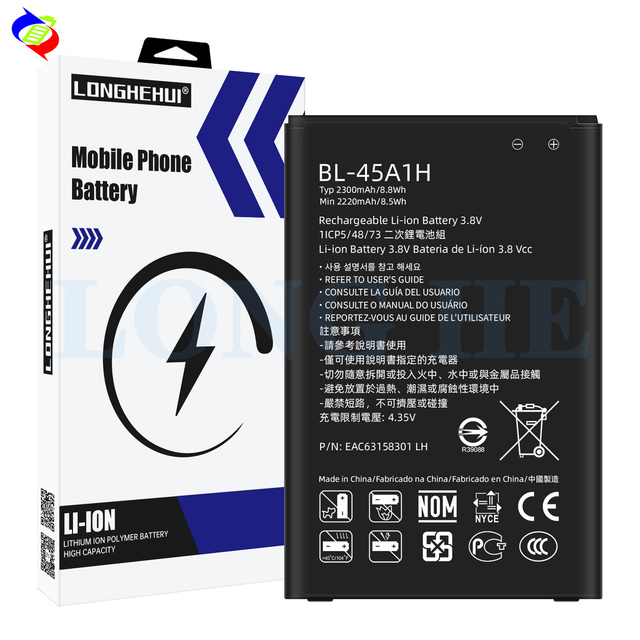 2300mAh BL-45A1H K425 K428 Mobile Phone Battery for LG K10 Battery