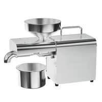 Machine d'extraction d'huile de haute qualité en acier inoxydable 4 kg/h pour le sésame et le colza, idéale pour un usage domestique
