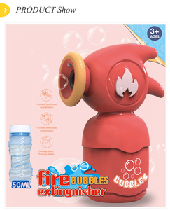 Juguete Infantil de Máquina de Burbujas con Cámara y Extintor Automático - Product Image 6