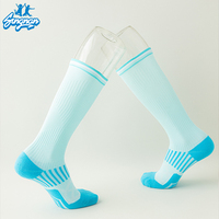 Profession Fitness chaussettes de Compression sport mi-tube pression chaussettes de cyclisme personnalisées corde à sauter pour femmes chaussettes de cyclisme personnalisées