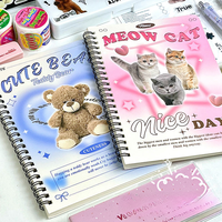 Livre original de grande valeur fait maison bobine originale ours cahier amour manuel ligne horizontale livre journal intime