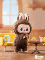 Offre Spéciale – Figurines d'Action PopMart Labubu 17cm Exciting Macron V1 100% Originales – Boîte Mystère Mignonne pour Collection