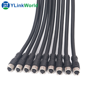 M5 M8 M9 M12 M16 M23 7/8 Zirkuläre Stecker-Buchse-Kabelverbinder 2 3 4 5 6 7 8 12 14 17 19 24 Pin IP67 IP68 Wasserdichte Stromkabelverbinder - Product Image 3
