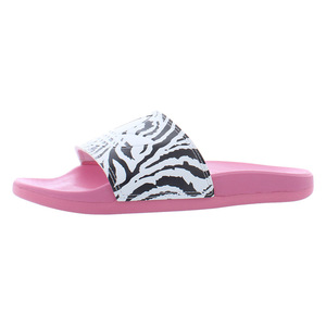 Sandalias Adidas Adilette Comt para Mujer, Color Rosa/Blanco/Negro con Diseño de Cebra |   100% Auténtico - Product Image 1