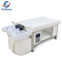 Matériel de spa capillaire japonais personnalisable pour salon, table de lavage capillaire pour massage thaïlandais, fauteuil de massage, lit de shampoing pour thérapie capillaire aquatique