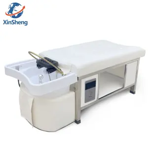 Matériel de spa capillaire japonais personnalisable pour salon, table de lavage capillaire pour <span class=keywords><strong>massage</strong></span> thaïlandais, fauteuil de <span class=keywords><strong>massage</strong></span>, <span class=keywords><strong>lit</strong></span> de shampoing pour thérapie capillaire aquatique - Product Image 1