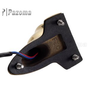 Латунные задние фонари, светодиодный задний фонарь на заказ, встроенная лампа, подсветка номерного знака, универсальная подсветка для Мотоциклов Harley Bobber - Product Image 6