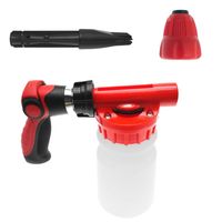 Vente en gros Outil de lavage de voiture personnalisé Canon à mousse de lavage de voiture à basse pression Pistolet à tuyau d'arrosage Pulvérisateur d'eau à mousse de neige