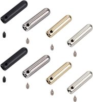 Aglets métalliques de haute qualité en laiton, style vis, pour cordons de sweat à capuche, sans nickel, durables