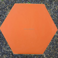 Carreaux hexagonaux en terre cuite