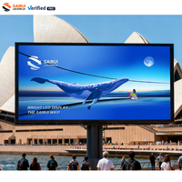 Écran vidéo publicitaire LED extérieur SaiRui P3 P4, panneaux d'affichage LED P3.91, écrans LED pour publicité extérieure