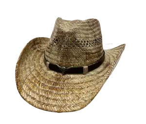 Gros papier large bord unisexe chapeau de cowboy été plage voyage grand disquette chapeaux de paille pour les femmes