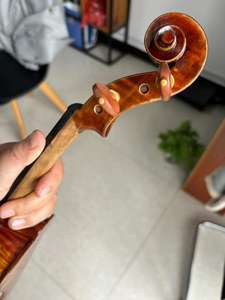 <span class=keywords><strong>Violino</strong></span> <span class=keywords><strong>Guarneri</strong></span> Paganini 4/4 Grana Fiammata Bel Suono Dolce Abete Rosso Massello e Acero <span class=keywords><strong>Violino</strong></span> Professionale Fatto a Mano di Buona Qualità - Product Image 4