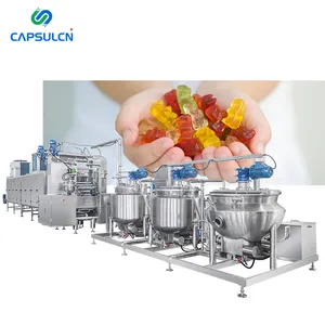 Factory Direct Sales Automatic Gelatin Pectin Soft Chewy Candy Fondant Making Production Line