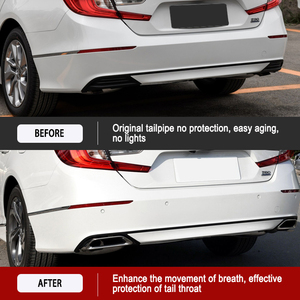 Silenciador de extremo de tubo de escape Ex, conjunto de mejora de soporte para HONDA ACCORD 2019 2020 de 10. ª generación - Product Image 5