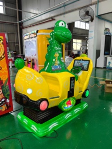 Máquina de Entretenimiento con Video para Parques Infantiles Interiores, Barco Pirata de <span class=keywords><strong>2</strong></span> Asientos, Funciona con Monedas, Columpio de Fibra de Vidrio para Niños de 6+ Años, en Inglés - Product Image 5