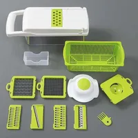 Duurzame Handmatige Fruitgroentesnijder 12 In 1 Voedselchopper Multifunctionele Snijmachine Keukenaccessoires Snijder