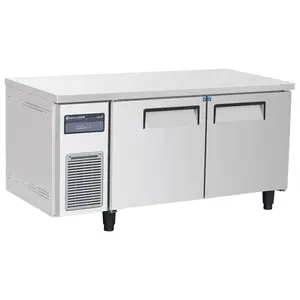 commercial refrigeration equipment American static cooling counter chiller/freezer double door static cooling workbench
