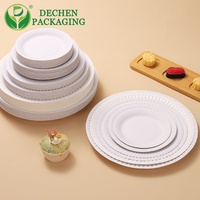 Direct van de fabrikant: 6, 7 en 9 inch papieren borden, wegwerpbaar, voor verjaardagstaart, fruit, barbecue, bulkverpakking