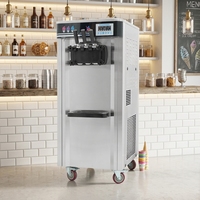 Machine à crème glacée automatique de haute qualité et appareil à faire des coupes glacées avec refroidissement haute performance