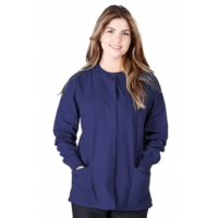 Manches longues gommages vestes jolie tenue douce infirmière sur manteau médecin hôpital personnel infirmier uniformes automne hiver vêtements de travail
