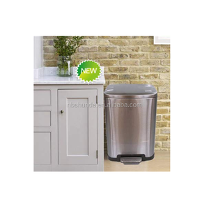 <span class=keywords><strong>Poubelle</strong></span> ronde en métal en acier inoxydable <span class=keywords><strong>50L</strong></span> couvercle pédale <span class=keywords><strong>poubelle</strong></span> pour bureau à domicile cuisine à usage domestique - Product Image 3
