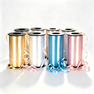 Multi Color Glossy PP <b>Ribbon</b> Roll Solid Polypropylene <b>Ribbon</b> for Gift Wrapping Wedding Balloon Bouquet Hair Bow Decoration - Product Image 5