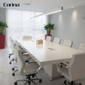 New Customize Acrylic Solid Surface Working <strong>Table</strong> Furniture Conference <strong>Table</strong> - Product Image 2