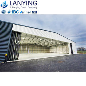 مصنع حظائر طائرات معدنية خفيفة الوزن مسبقة الصنع، مبنى هيكلي فولاذي للاستخدام في المطارات - Product Image 3