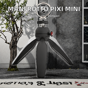 <span class=keywords><strong>Manfrotto</strong></span> MTPIXIMII-B PIXI <span class=keywords><strong>Mini</strong></span> Trípode con Mango y Bloqueo de Seguridad para Cámaras DSLR/Mirrorless/Video, de Tecnopolímero y Aluminio, Color Negro - Product Image 2