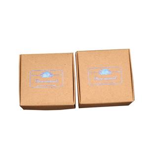 Boîtes à <span class=keywords><strong>savon</strong></span> en papier kraft personnalisées, écologiques, pliables, de couleur marron, à prix de gros - Product Image 3