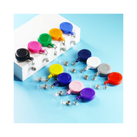 Accessoires pour infirmières : Porte-clés rétractable, clip pour badge, porte-carte d'identité pour enseignant, enrouleurs personnalisés avec logo sérigraphié en plastique