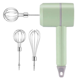 Frullino Elettrico Portatile a Batteria Senza Fili con Ciotola, Corpo in Plastica, 3 Velocità per Montare Panna e Latte - Product Image 1