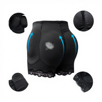 Culotte gainante rehausseur de fesses avec coussinets en éponge amovibles pour un effet sculptant et un contrôle du ventre