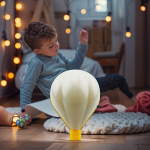 OEM W043 simpatico cartone animato palloncino LED SMD Mini lampada interruttore con noi EU Plug in parete con 0.6W e 110V o 220V per camera da letto - Product Image 2