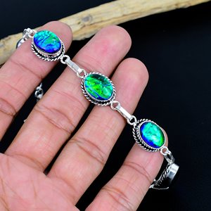 Oyster Turquoise <b>Bracelet</b> Adjustable Handmade <b>Bracelet</b> Natural Gemstone Jewelry for women in bulk price - Product Image 6