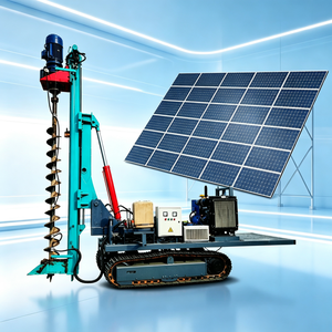 Plataforma de Perforación de Estacas Fotovoltaicas Todoterreno con Neumáticos de Alta Flotación para la Restauración de Terrenos Pantanosos, Humedales y Alterados - Product Image 3