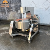 Industriële koperen pot kookmachine automatische kantelbare mixer motor kern voor snoep suiker chocolade bakkerij CE gecertificeerd