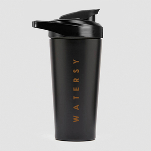 Botol <span class=keywords><strong>Shaker</strong></span> Gym Kustom Bebas BPA untuk Makanan, Botol <span class=keywords><strong>Shaker</strong></span> Protein Stainless Steel Kustom dengan Tutup - Product Image 2
