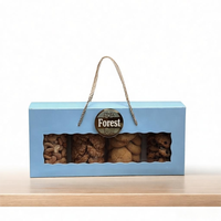 Boîte d'expédition en carton ondulé personnalisée pour l'e-commerce, avec logo personnalisé, emballage rectangulaire pour biscuits, best-seller.
