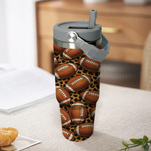 Nfl कस्टम uv मुद्रित 30oz स्टेनलेस स्टील टंबलर आरामदायक फुटबॉल कप पर्यावरण के अनुकूल संयुक्त 2 दिन शिपिंग - Product Image 6