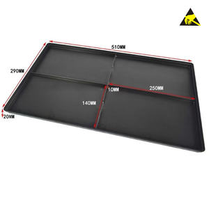 <span class=keywords><strong>Berserk</strong></span> Reel Contenedor de almacenamiento Conductivo Antiestático Disco duro Bin Liners Esd Caja de embalaje - Product Image 2