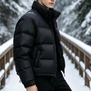 Chaqueta ligera y cálida con capucha, resistente al viento, para invierno, rellena de plumón 700, para hombre, para zonas montañosas. - Product Image 5