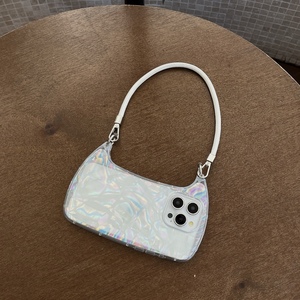 Sang Trọng Hàn Quốc Tươi Mô Hình Vỏ Túi Trường Hợp Điện Thoại Với Da Cầm Tay Cho <span class=keywords><strong>Iphone</strong></span> 16 15 14 13 12 11 Pro Max Cover Quay Lại - Product Image 3