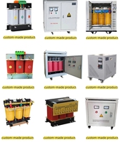 Üç fazlı güç trafosu 63kVA kapasite 480V çıkış 60Hz izolasyon 220V 110V bobin transformatörleri ile 380V 440V seçenekleri