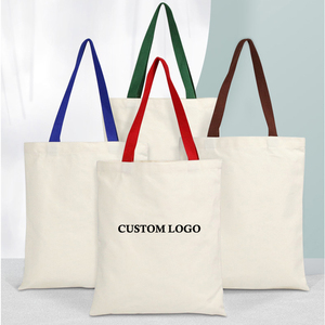 <span class=keywords><strong>Sac</strong></span> Fourre-Tout en Toile avec Logo Personnalisé Imprimé en Gros, Grands Sacs de Courses en Coton avec Poche Zippée, Sacs Bon Marché pour Femmes - Product Image 5