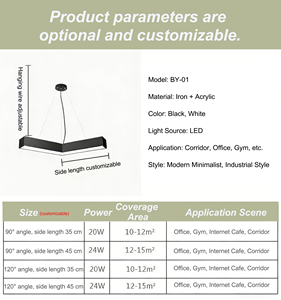 Lampada a Sospensione Decorativa a Freccia Certificata UL CE, Stile Semplice, in Ferro Battuto, per Illuminazione d'Atmosfera in Ufficio, Palestra, Corridoio, Studio - Product Image 5