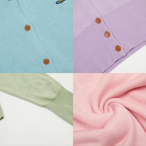 Maglione <span class=keywords><strong>nero</strong></span> personalizzato buton da donna jacquard maglieria in <span class=keywords><strong>lana</strong></span> lavorato a maglia <span class=keywords><strong>cardigan</strong></span> donna - Product Image 5