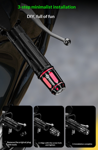 Kewig – embouts de guidon de moto, adaptés aux trous de guidon de 13mm à 18mm de diamètre, en alliage d'aluminium, pour moto et <span class=keywords><strong>motocross</strong></span> - Product Image 5